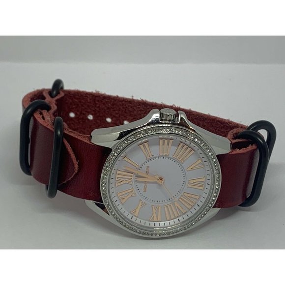 Michael Kors MK3567 Women\'s Leather Analog Dial Qu main image 4